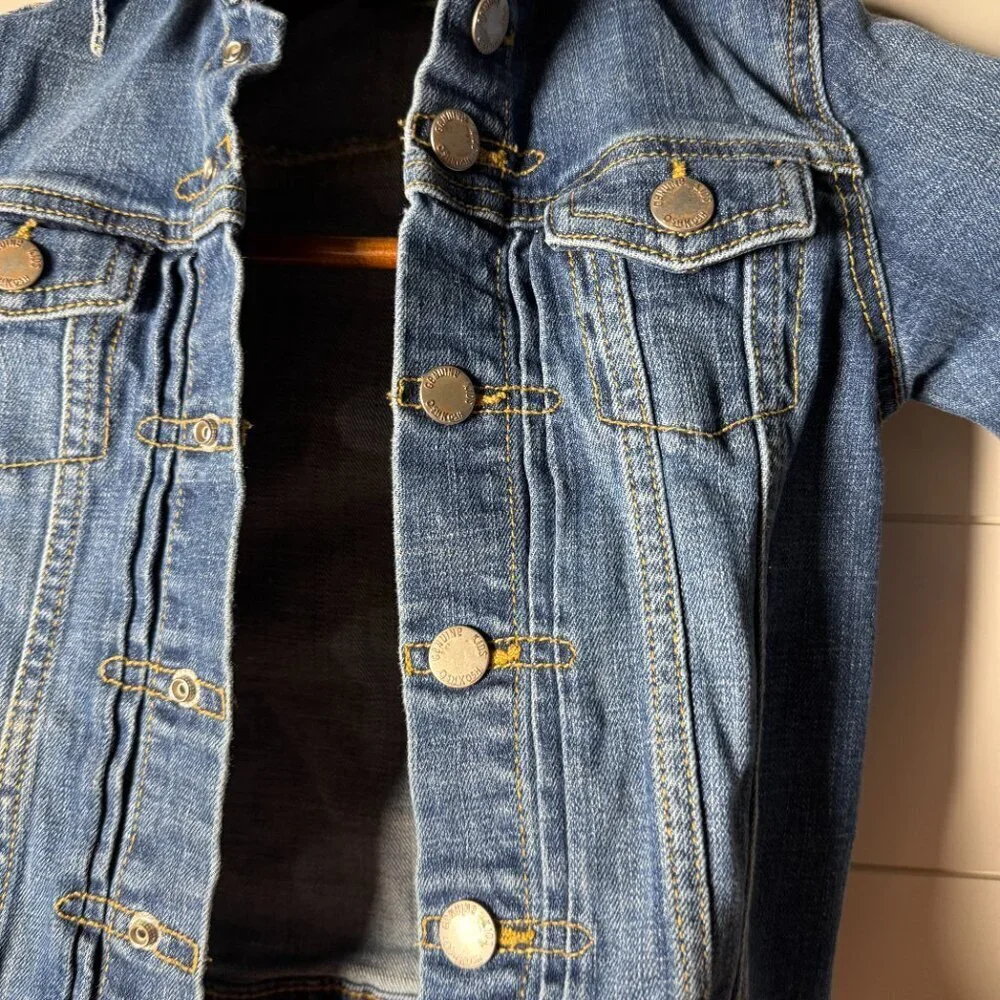 OSH KOSH Genuine Kids Jean Denim Jacket Size 5T